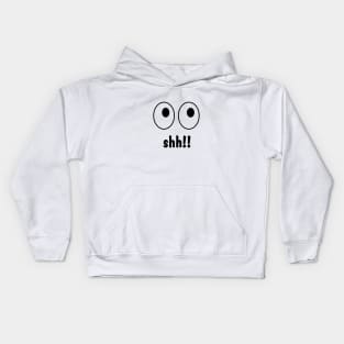 Shh - Silence Kids Hoodie